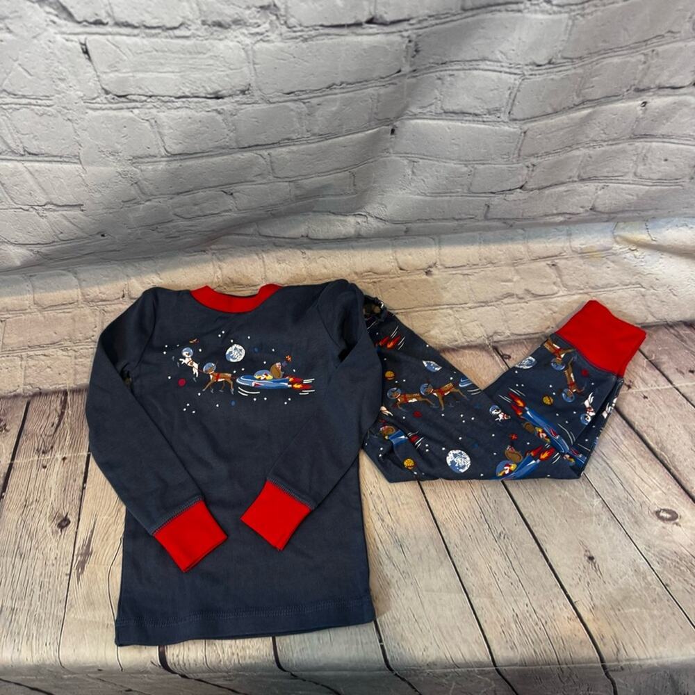 Mini Boden Santa Pajama Set - Picture 2 of 5